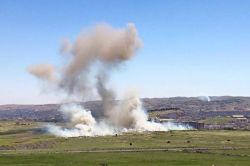 Mühimmat deposu patladı