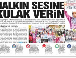 Halkın Sesine Kulak Verin