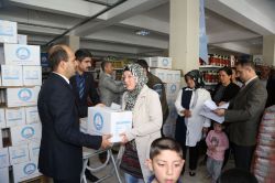 Çölyak hastalarına glutensiz un yardımı yapıldı