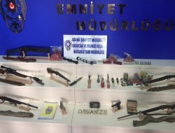 Adana’da cephanelik ele geçirildi