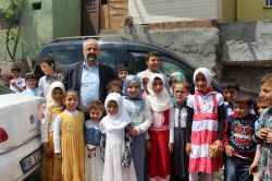 Aydın Gök acılı aileleri ziyaret etti