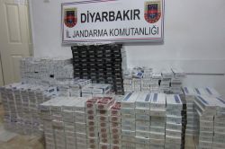 Diyarbakır’da95 bin TL değerinde kaçak sigara ele geçirildi