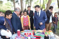 Saraççeşme Ortaokulu öğrencilerinden resim sergisi foto video