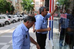 Şanlıurfa'da ruhsatsız işyeri mühürlendi