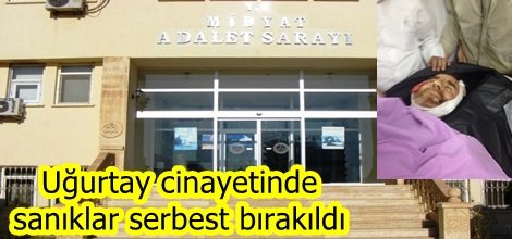 Mehmet Uğurtay cinayetinden yargılanan 3 zanlı, tahliye edildi