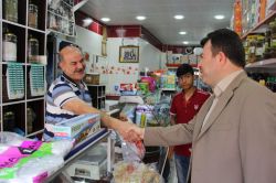 Mehmet Yavuz Viranşehir’de esnafın sorunlarını dinledi