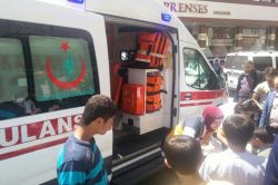 Motosiklet kazası; 2 yaralı