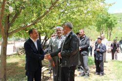 Sait Şahin'den esnaf ve köy ziyaretleri