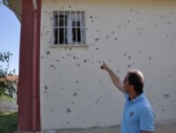 ÇATOM’ın tüm camlarını kırdılar