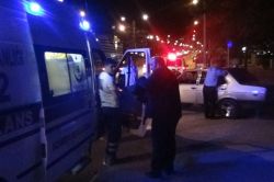 Otomobil ile motosiklet çarpıştı: 1 yaralı