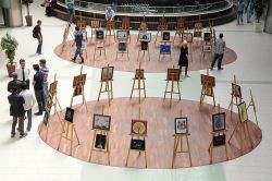 Anadolu Lises öğrencilerinin hazırladıkları resimler görücüye çıktı