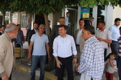 Mehmet Yavuz Yavuz Halfeti esnafını ziyaret etti