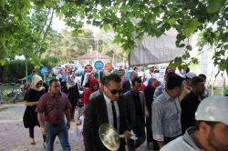 Engelliler için yürüyüş yapıldı