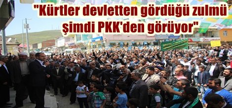 "Kürtler devletten gördüğü zulmü şimdi PKK'den görüyor"