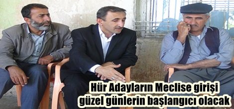 Hür Adayların Meclise girişi güzel günlerin başlangıcı olacak-foto