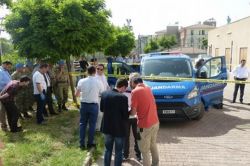 Adliye bahçesinde kendi silahıyla intihar ettiği iddiası