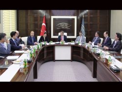 AB Ülkelerinin Siyasi Müsteşarları Van TSO’yu ziyaret etti