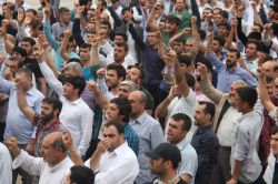 Diyarbakır halkı polisin engellemelerine  rağmen Sisi’nin idam kararlarını protesto etti