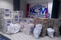 Siirt’te 380 bin paket kaçak sigara ele geçirildi