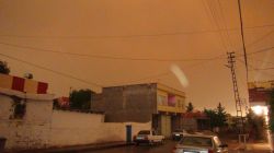 Çınar'da toz bulutu çamur halinde yağdı