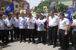 Ceylanpınar’da Sisi’ye lanet okundu