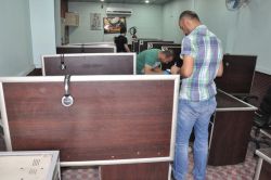 İnternet kafede bulunan tüm bilgisayarları çaldılar