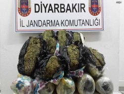 Diyarbakır’da 78 kilo esrar ele geçirildi