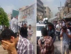 Polês mudexeleyê protestovanan yên ku Sisî şermezar dikirin kir