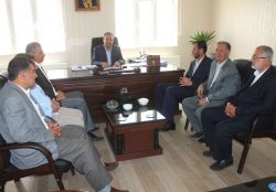 Bağımsız aday Kılınç, Kızıltepe Müftüsünü  ziyaret etti video