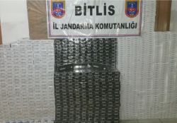Bitlis’te yaklaşık 14 bin paket kaçak sigara ele geçirildi