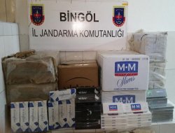 Bingöl’de 27 bin TL'lik kaçak sigara ele geçirildi