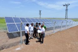 Batman’a bağlı Tilmis köyü suyunu güneş enerjisinden alıyor