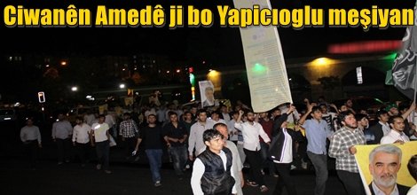 Ciwanên Amedê ji bo Yapicıoglu meşiyan