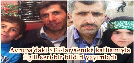 Avrupa'daki STK'lar Xenıkê katliamıyla ilgili sert bir bildiri yayımladı