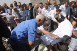 Xenikê’de katledilenler yoğun katılımla defnedildi