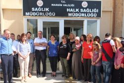 Mardin İl Sağlık Müdürü ve sağlık çalışanları, doktor cinayetini kınadı