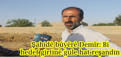 Şahidê bûyêrê Demîr: Bi hedef girtinê gule hat reşandin