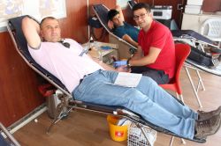 Kahta'da gönüllü Kan Bağışı kampanyası