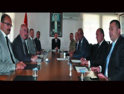 Seçim güvenliği toplantısı yapıldı