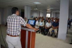 Müftülükten hacı adaylarına  seminer