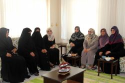 STK'ların bayan temsilcilerinden, HÜDA PAR Kadın Kollarına taziye ziyareti