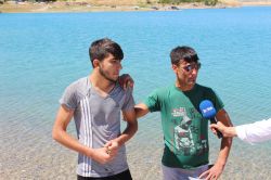 Atatürk Barajına serinlemek, ‘Tehlikeli olduğunu bildiğimiz halde yine giriyoruz’