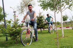 Sağlıklı yaşam için pedal çeviriyorlar