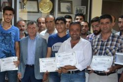 Girişimcilik eğitimine katılan kursiyerlere sertifika