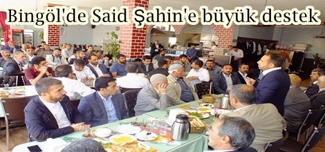 Bingöl'de Said Şahin'e büyük destek-foto