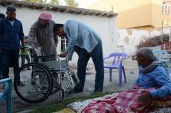 Ceylanpınar Belediyesinden engellilere tekerlekli sandalye