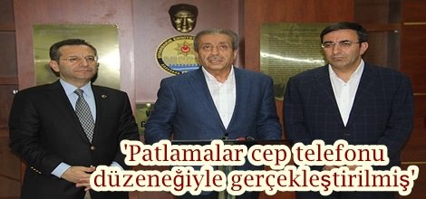 'Patlamalar cep telefonu düzeneğiyle gerçekleştirilmiş'