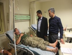 Vali Vekili Cengizhan’dan yaralı askerlere ziyaret