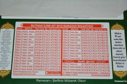 Matbaacılar Ramazan imsakiyelerine ilgiden memnun-foto