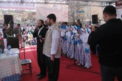 Aytaç Baran ve Turan Yavaş Ergani Kutlu Doğum etkinliğinde